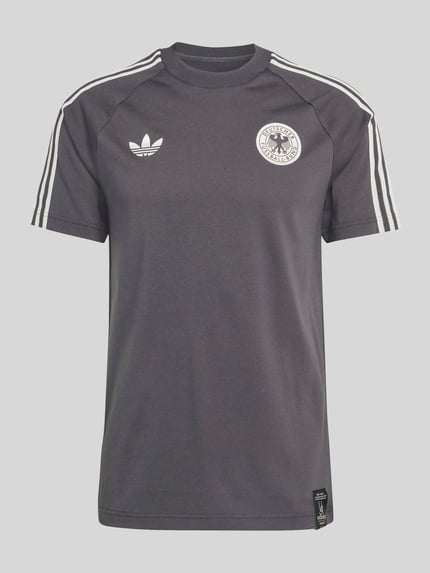 adidas Originals Regular Fit T-Shirt aus Baumwoll-Mix mit DFB-Applikation Black 2