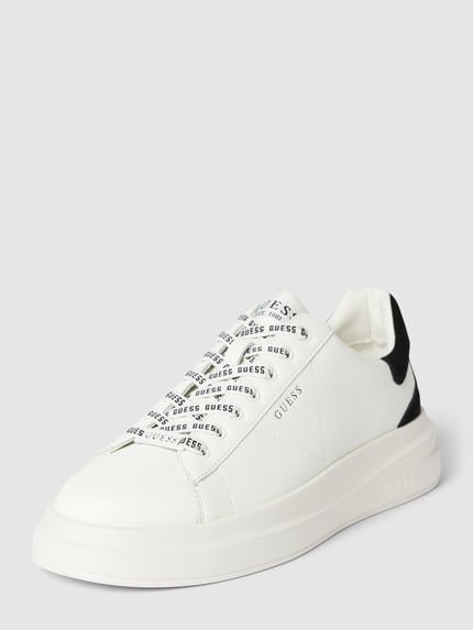 GUESS Sneaker mit Schnürverschluss Modell 'ELBA' Weiss 1