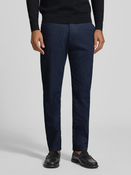 Selected Slim Fit Chino aus Baumwoll-Mix Model 'MILES' Marine 4