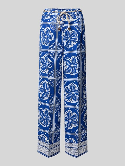 Weite Hosen aus Leinen-Mix Shop The Look MANNEQUINE