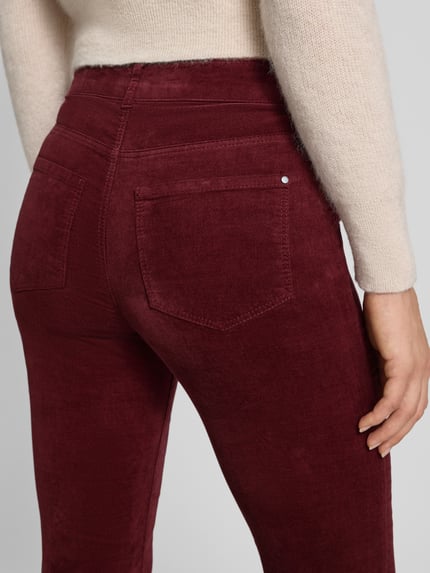 Christian Berg Woman Stoffen broek met 5-pocketmodel Donkerrood - 3