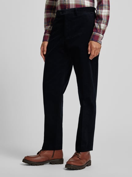 Selected Straight Leg Anzughose mit Gesäßtaschen Dunkelblau 4