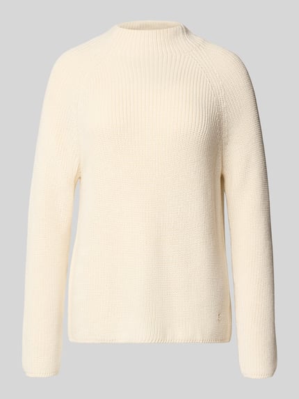 monari Gebreide pullover met opstaande kraag Offwhite - 2