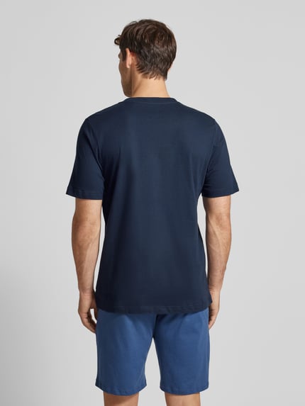 SCHIESSER T-shirt z okrągłym dekoltem Ciemnoniebieski 5