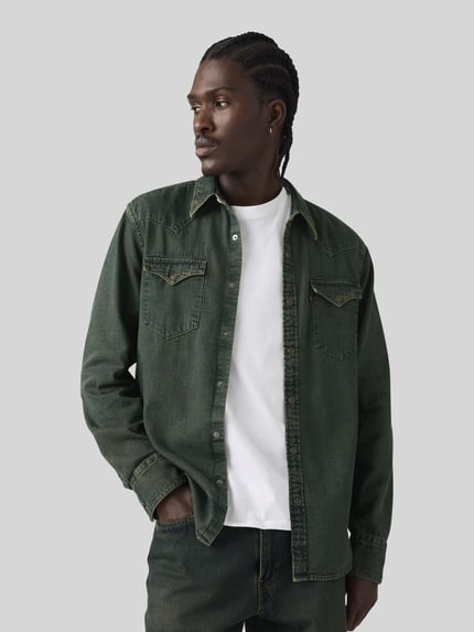 Levi's® Regular Fit Freizeithemd aus reiner Baumwolle Dunkelblau 1