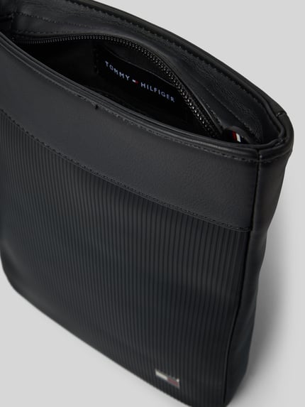 Tommy Hilfiger Schoudertas in leerlook Zwart - 5