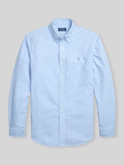 Polo Ralph Lauren Custom Fit Freizeithemd aus reiner Baumwolle Jeansblau 2