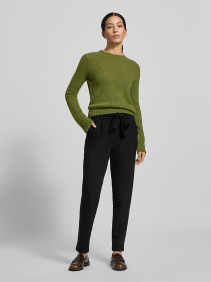 MSCH Copenhagen Stoffhose in verkürzter Passform Modell 'Popye' Black 1