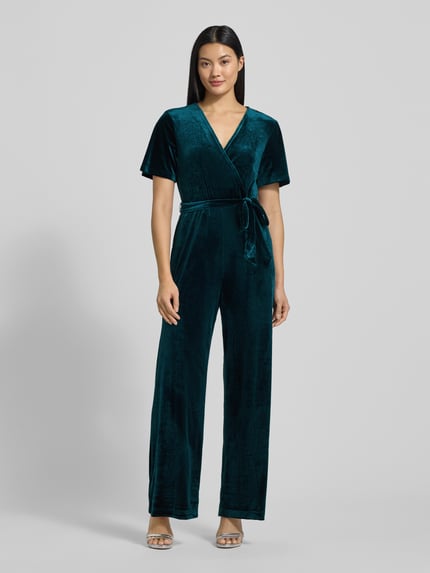 Apricot Regular fit jumpsuit met V-hals Groen - 4