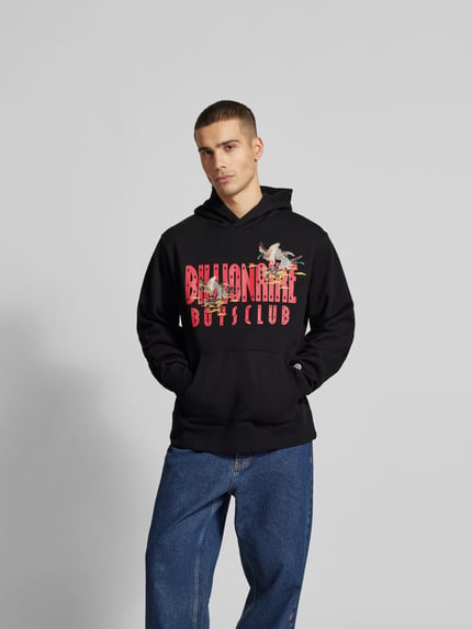 Billionaire Boys Club hoodie met labelprint Zwart - 4