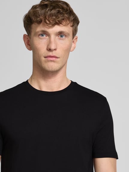 Christian Berg Men T-shirt z okrągłym dekoltem Czarny 3
