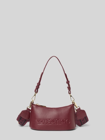 Valentino Bags Umhängetasche mit Logo-Prägung Modell 'BIANKA RE' Bordeaux 1
