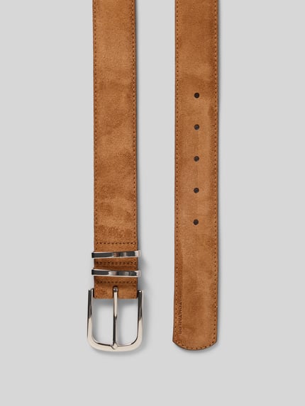 Tom Tailor Gürtel aus Wildleder Cognac 3