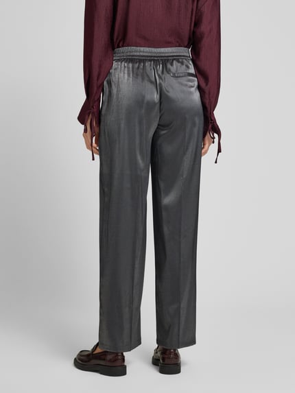 someday. Stoffen broek met elastische band, model 'Cadori' Zilver - 5