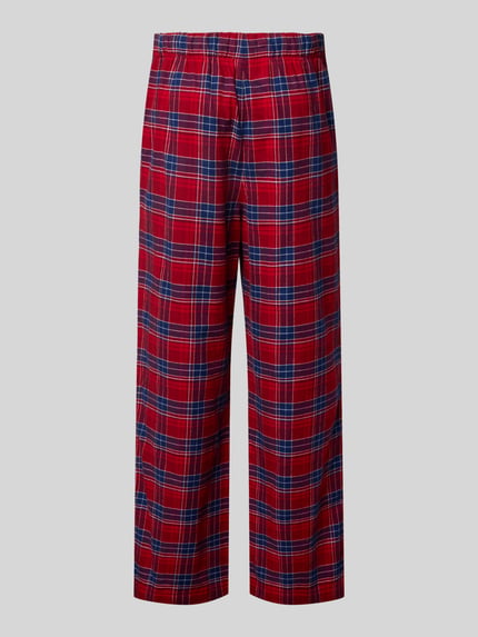 Tommy Hilfiger Relaxed Fit Pyjama-Hose aus reiner Baumwolle Rot 3