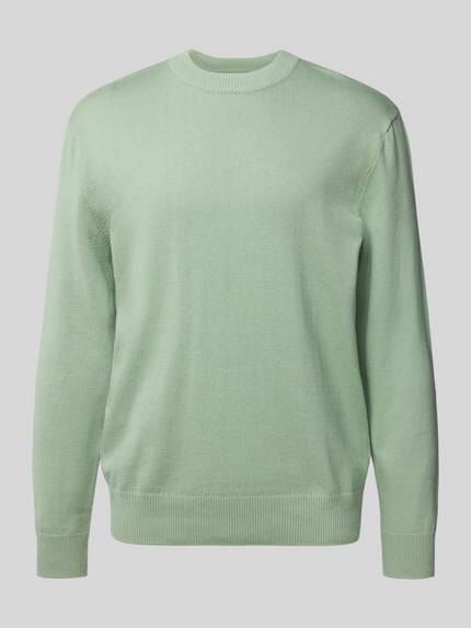 Tom Tailor Denim Regular Fit Strickpullover aus Baumwolle Mint 2