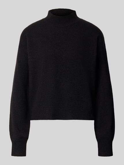 PIECES Pullover mit Mock Neck Modell 'PCMALOU' Black 2