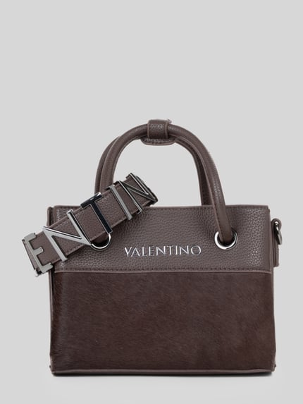 Valentino Bags Umhängetasche mit abnehmbaren Schulterriemen Dunkelbraun 1