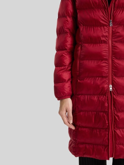 HUGO Regular Fit Steppmantel mit Kapuze Rot 6