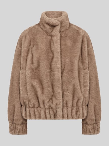Soyaconcept Imitatiebontjack met opstaande kraag 'SC-HAYE 2' Camel - 2