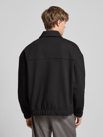 Calvin Klein Jeans Bluza rozpinana z naszywką z logo Czarny 5
