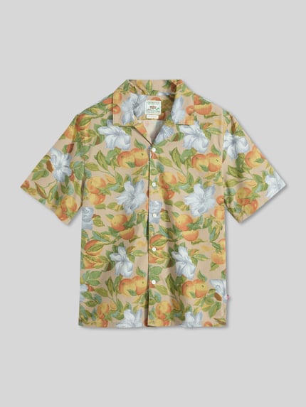 Levi's® Regular Fit Freizeithemd mit Allover-Print Beige 2