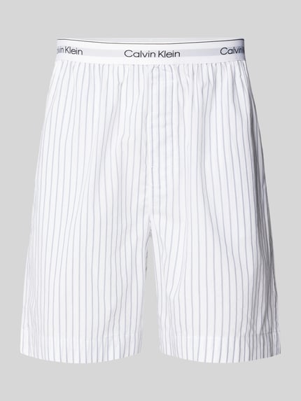 Calvin Klein Underwear Szorty o kroju regular fit z elastycznym pasem z logo Beżowy 2