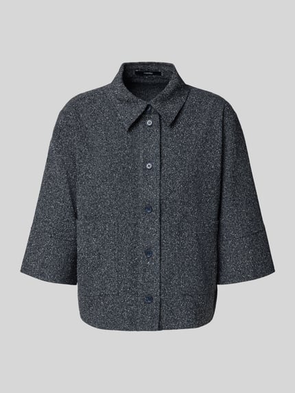 someday. Bluse mit Viskose-Anteil und Hemdblusenkragen Modell 'Zinami' Marine 2