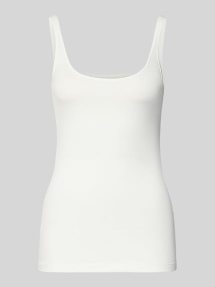 Top typu tank o kroju slim fit z mieszanki bawełny model 'Ina/Dailies' Shop The Look MANNEQUINE