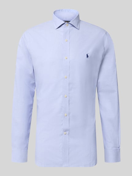 Polo Ralph Lauren Slim Fit Businesshemd aus reiner Baumwolle  Hellblau 2