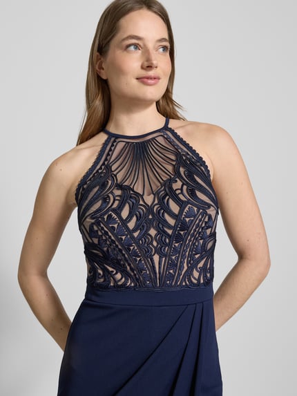 Lipsy Cocktailkleid mit Nahtreißverschluss Marine 3