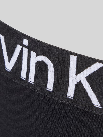 Productfoto, Slip aus Baumwoll-Mix im 3er-Pack van Calvin Klein Underwear in effen kleuren met labelopschrift, label in band, stretch, katoenmix