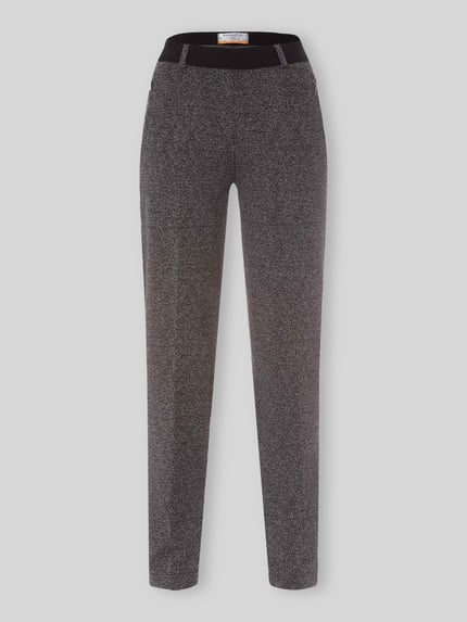 Raphaela By Brax Super slim fit broek met viscose, model 'LILLYTH' Antraciet - 2