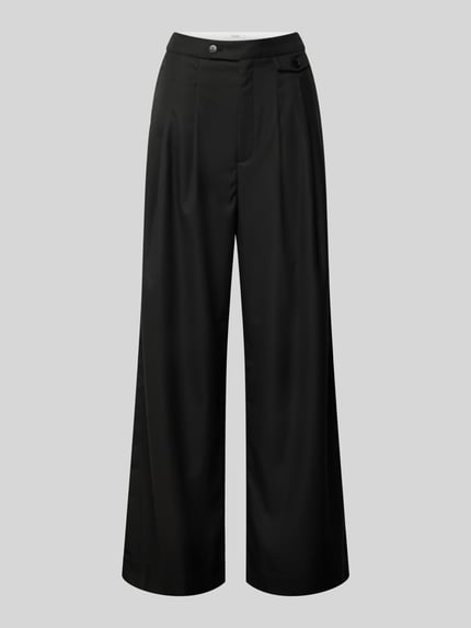 Gestuz High Waist Hose mit Bundfalten Modell 'pauline' Black 2