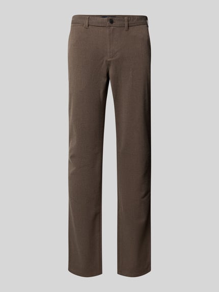 MCNEAL Slim Fit Stoffhose mit Gesäßtaschen Mittelbraun Mel 2