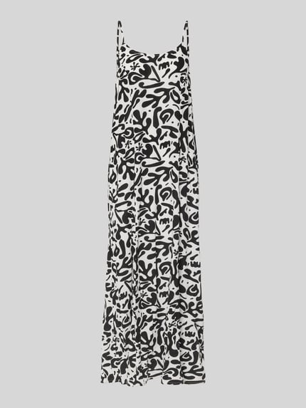 Schmales Freizeitkleid aus reiner Viskose Modell 'BARRI' Shop The Look MANNEQUINE