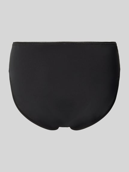 Produktfoto, czarne figi Slip mit Label-Detail im 3er-Pack von Sloggi, Mieszanka materiałów z dodatkiem streczu, dopasowany krój, detal z logo, Zestaw 3 szt.