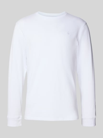 Longsleeve mit gerippten Abschlüssen Shop The Look MANNEQUINE