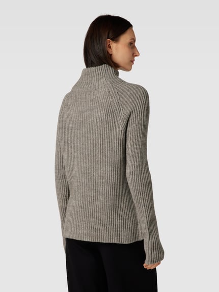 DRYKORN Strickpullover mit Stehkragen Modell 'ARWEN' Taupe 5