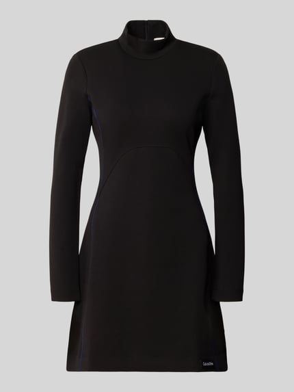 Calvin Klein Jeans Sukienka mini ze stójką Czarny 2