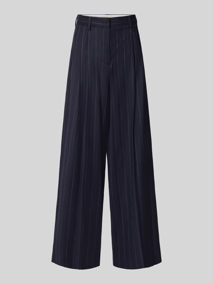 Wide Fit Hose aus Schurwoll-Mix Modell 'NEBBIE' Shop The Look MANNEQUINE