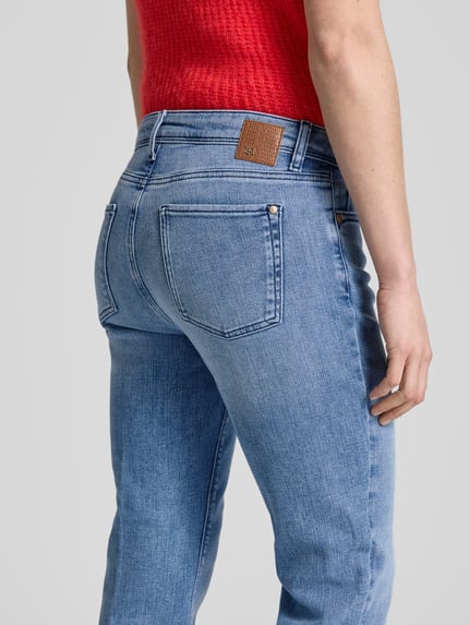 Raffaello Rossi Slim Fit Jeans mit verkürztem Schnitt Modell 'Vic' Hellblau 3