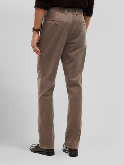 Tommy Hilfiger Slim Fit Cordhose aus Baumwoll-Mix Beige 5