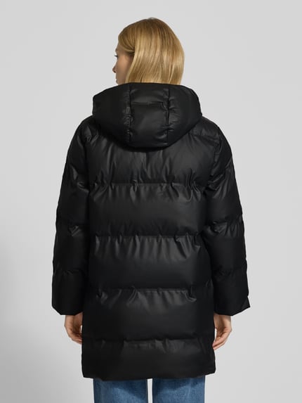 FREE/QUENT Regular Fit Steppmantel mit Zweiwege-Reißverschluss und Eingrifftaschen Black 5