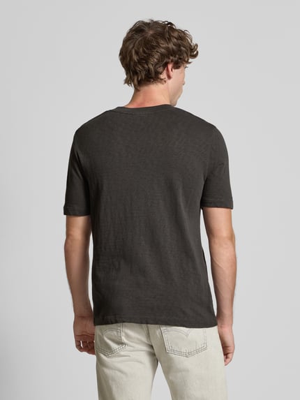 Marc O'Polo DENIM Regular Fit T-Shirt aus reiner Baumwolle Mittelgrau 5