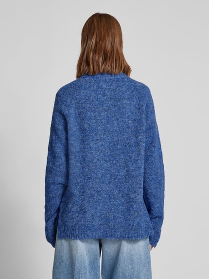 NOISY MAY® Strickpullover mit gerippten Abschlüssen Modell 'SUTTON' Royal 5