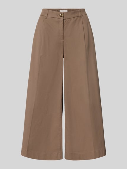 Brax Wijdte broek van katoenmix model 'MELLI' Taupe - 2