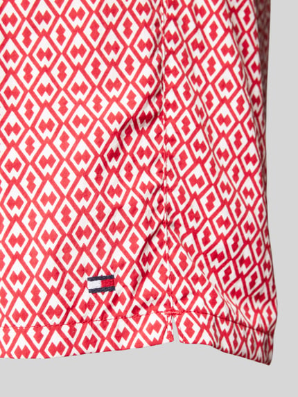 Tommy Hilfiger Regular Fit Badehose mit Tunnelzug Rot 2