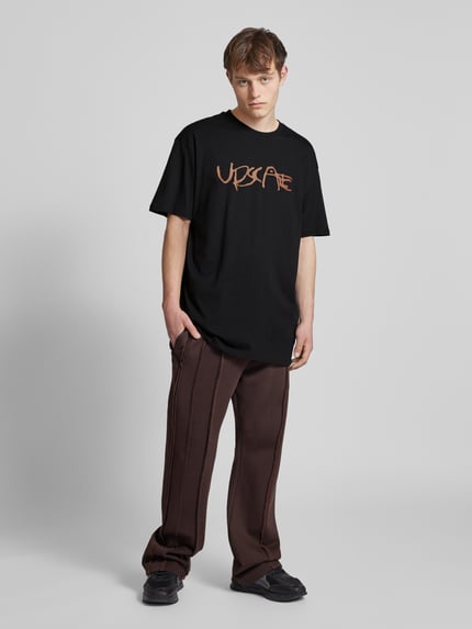 Mister Tee T-Shirt mit Statement-Print Modell 'GIZA' Black 1