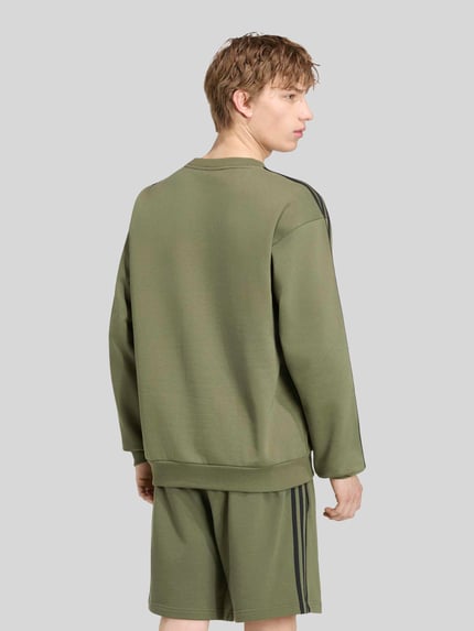adidas Sportswear Regular fit sweatshirt van katoenmix Olijfgroen - 5